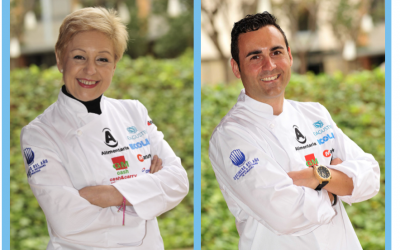 SUSI DIAZ Y JOAQUIN BAEZA PRESIDEN EL JURADO DE LA SEGUNDA SEMIFINAL CONCURSO COCINERO DEL AÑO
