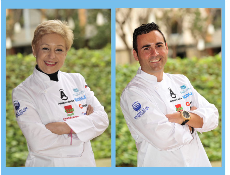 SUSI DIAZ Y JOAQUIN BAEZA PRESIDEN EL JURADO DE LA SEGUNDA SEMIFINAL CONCURSO COCINERO DEL AÑO