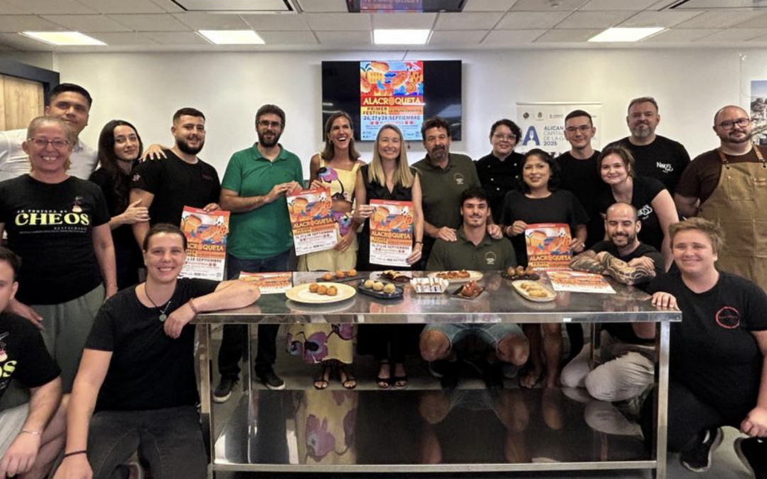 «ALACROQUETA». LOS CHEFS DE ALICANTE PREPARAN UNA FIESTA CON 14 TIPOS DE CROQUETAS SABROSAS, CREATIVAS E IMAGINATIVAS