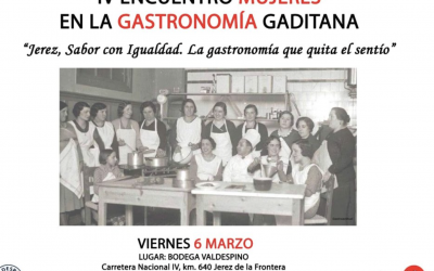 SERÁ EN JEREZ Y ORGANIZADO POR «MUJERES IMPARABLES»: LA GASTRONOMÍA QUE QUITA EL SENTÍO