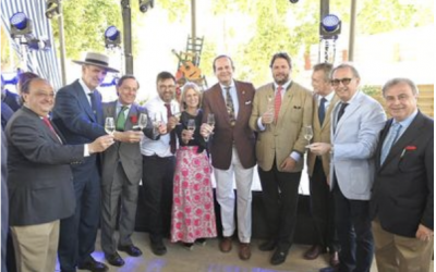 EN PLENA FERIA, BRINDIS POR LOS 50 AÑOS DE «JEREZANOS EN LA DIÁSPORA»