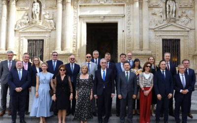 JEREZ RECIBE A LOS EMBAJADORES DE LOS PAÍSES COMUNITARIOS CON MENSAJES DE PAZ Y EUROPEISMO
